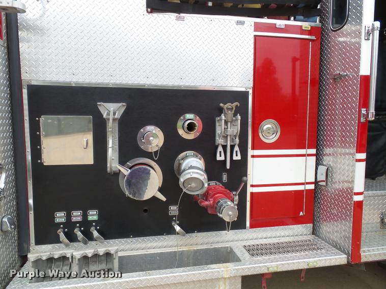 image for item K8241 1992 Pierce Arrow E6753 Aerial Crew Cab fire truck