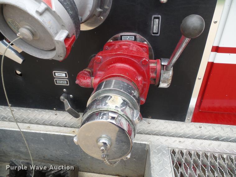 image for item K8241 1992 Pierce Arrow E6753 Aerial Crew Cab fire truck