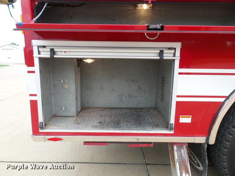 image for item K8241 1992 Pierce Arrow E6753 Aerial Crew Cab fire truck