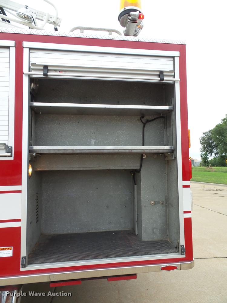 image for item K8241 1992 Pierce Arrow E6753 Aerial Crew Cab fire truck