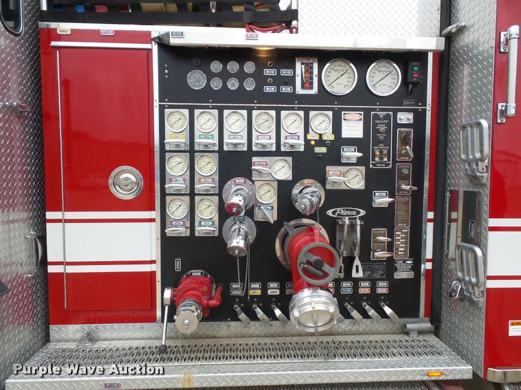 image for item K8241 1992 Pierce Arrow E6753 Aerial Crew Cab fire truck