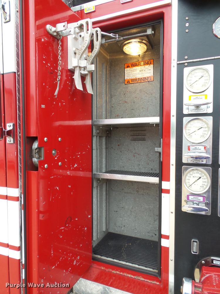 image for item K8241 1992 Pierce Arrow E6753 Aerial Crew Cab fire truck