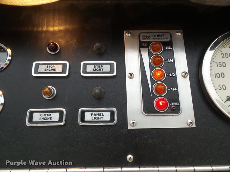 image for item K8241 1992 Pierce Arrow E6753 Aerial Crew Cab fire truck