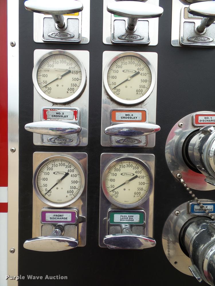 image for item K8241 1992 Pierce Arrow E6753 Aerial Crew Cab fire truck