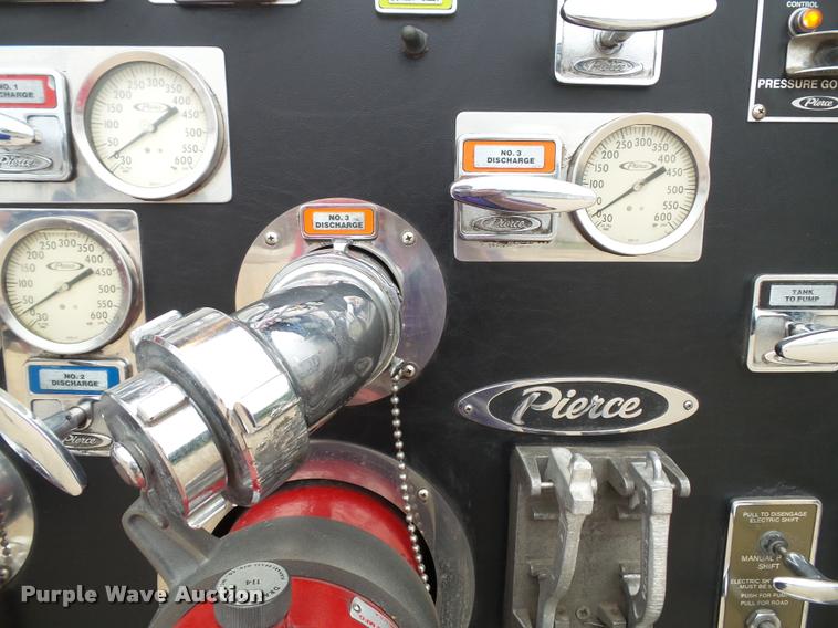 image for item K8241 1992 Pierce Arrow E6753 Aerial Crew Cab fire truck