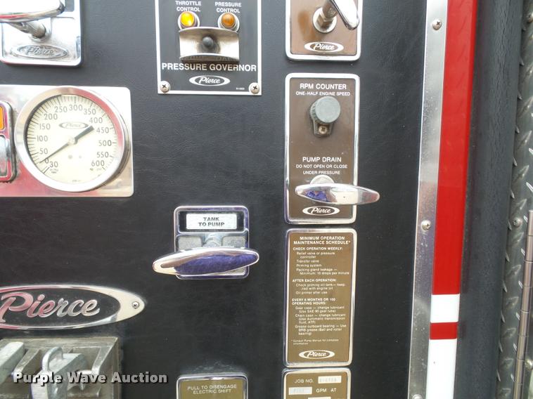 image for item K8241 1992 Pierce Arrow E6753 Aerial Crew Cab fire truck