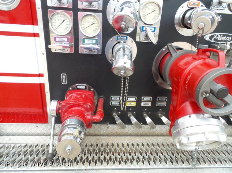 image for item K8241 1992 Pierce Arrow E6753 Aerial Crew Cab fire truck