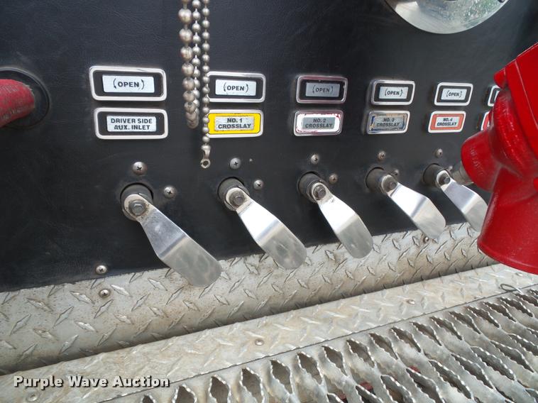 image for item K8241 1992 Pierce Arrow E6753 Aerial Crew Cab fire truck