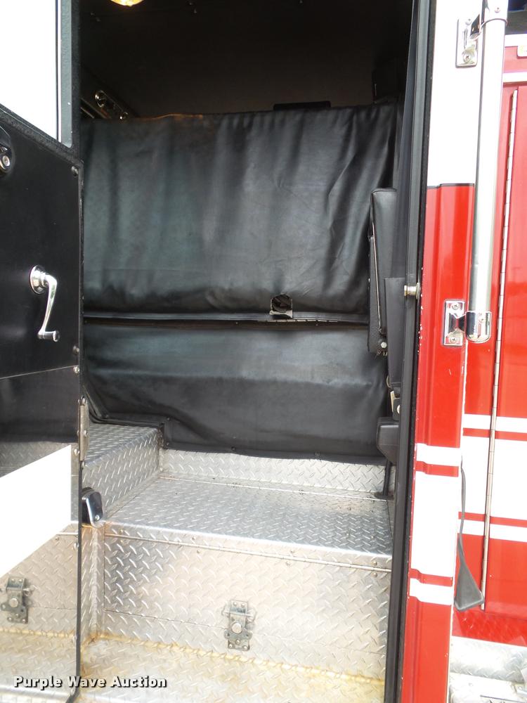 image for item K8241 1992 Pierce Arrow E6753 Aerial Crew Cab fire truck