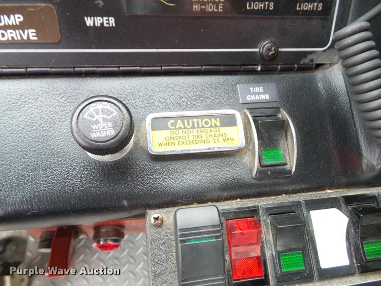 image for item K8241 1992 Pierce Arrow E6753 Aerial Crew Cab fire truck