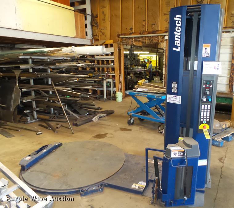 image for item L4045 2013 LanTech semi automatic stretch wrapping system