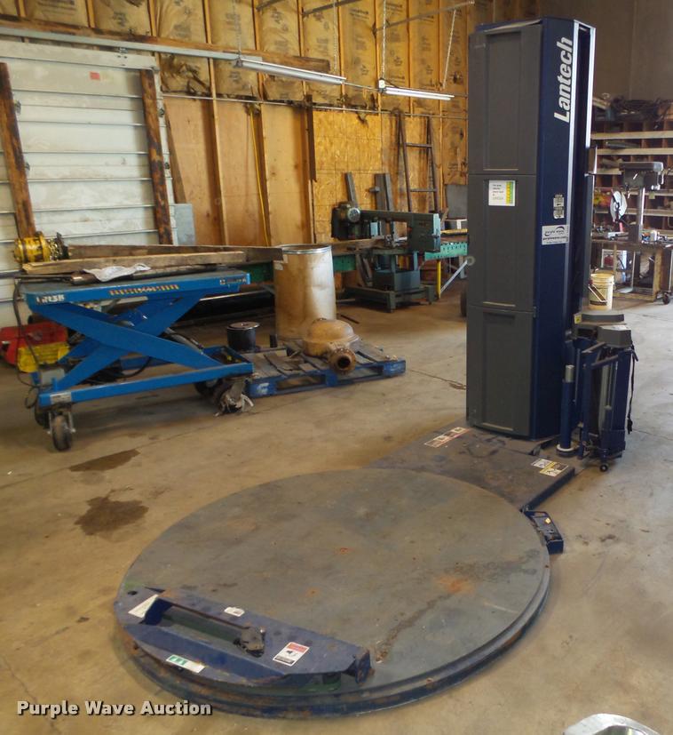 image for item L4045 2013 LanTech semi automatic stretch wrapping system