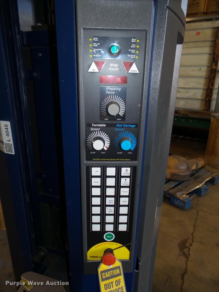 image for item L4045 2013 LanTech semi automatic stretch wrapping system