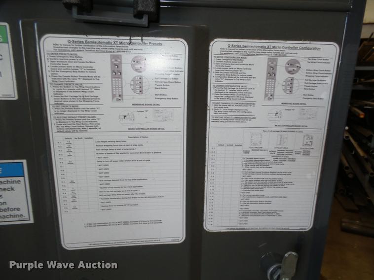 image for item L4045 2013 LanTech semi automatic stretch wrapping system