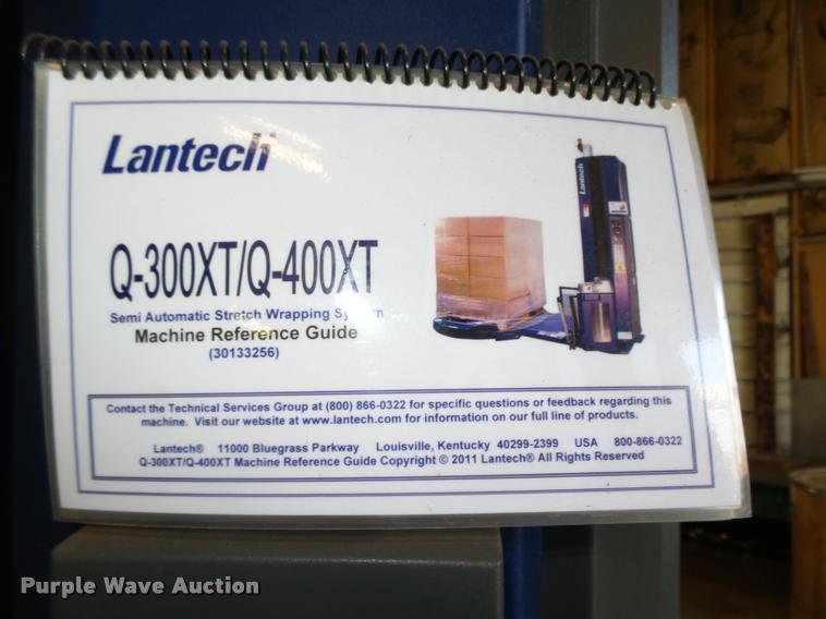 image for item L4045 2013 LanTech semi automatic stretch wrapping system