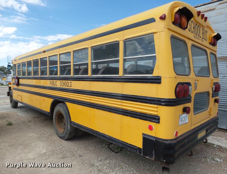 image for item L4078 1987 Chevrolet Blue Bird 60 school bus