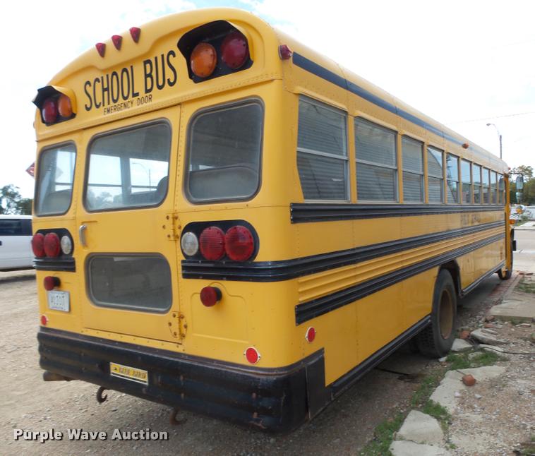 image for item L4078 1987 Chevrolet Blue Bird 60 school bus