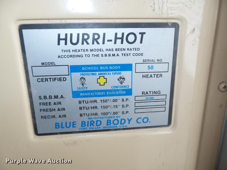 image for item L4078 1987 Chevrolet Blue Bird 60 school bus