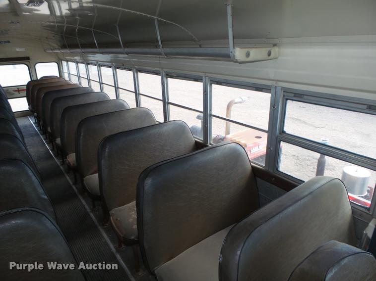 image for item L4078 1987 Chevrolet Blue Bird 60 school bus