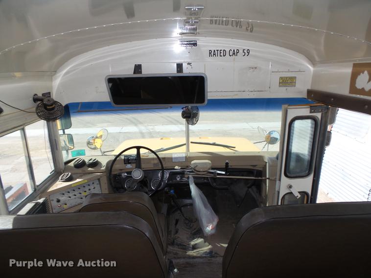 image for item L4078 1987 Chevrolet Blue Bird 60 school bus