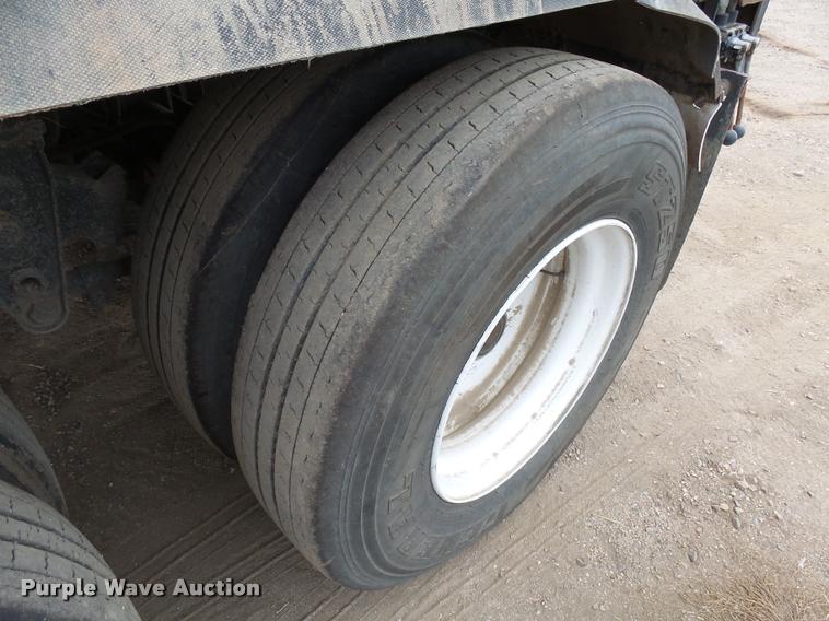 image for item AL9098 2002 shop built end dump trailer