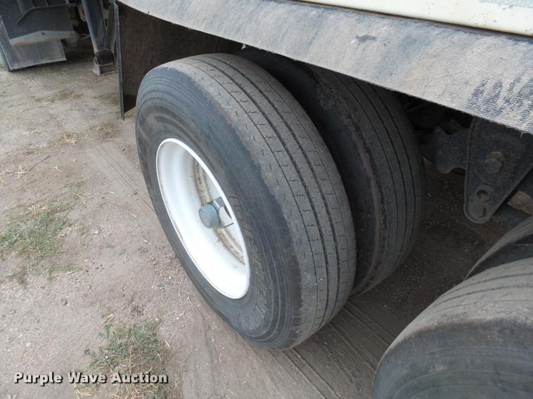 image for item AL9098 2002 shop built end dump trailer