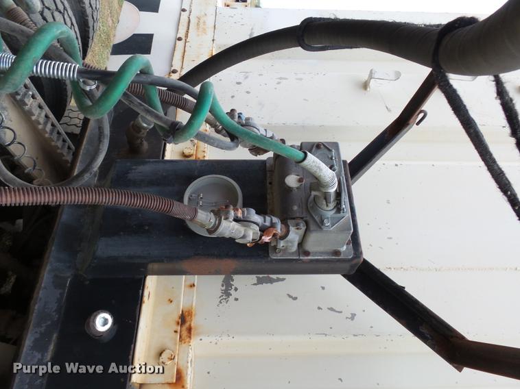 image for item AL9098 2002 shop built end dump trailer