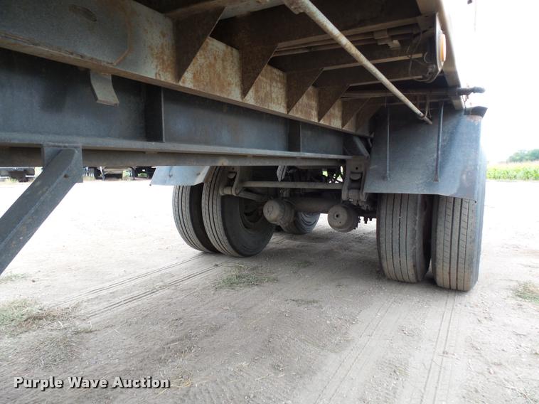 image for item AL9098 2002 shop built end dump trailer