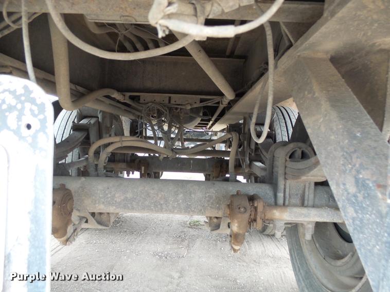 image for item AL9098 2002 shop built end dump trailer