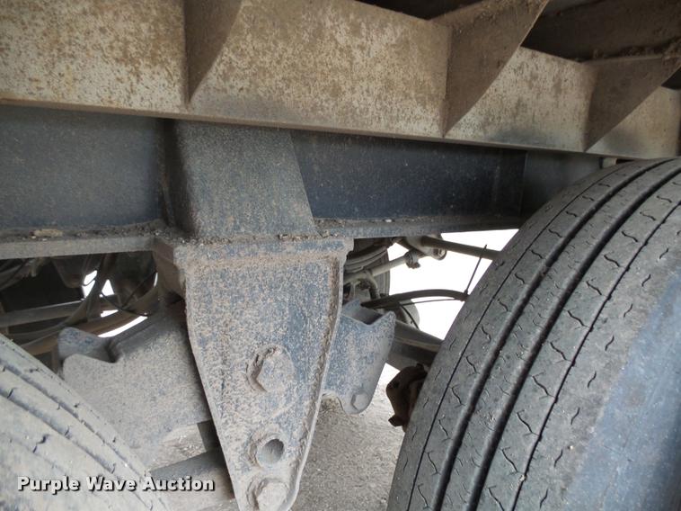 image for item AL9098 2002 shop built end dump trailer