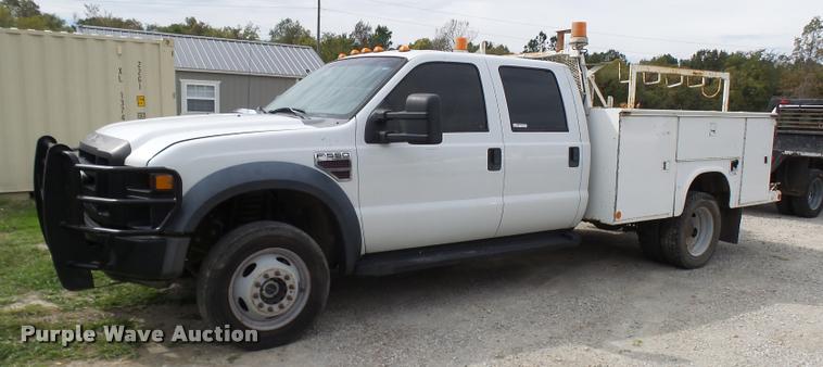 image for item AV9847 2008 Ford F550 Super Duty XL Crew Cab service truck