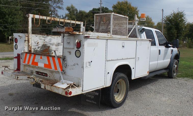 image for item AV9847 2008 Ford F550 Super Duty XL Crew Cab service truck