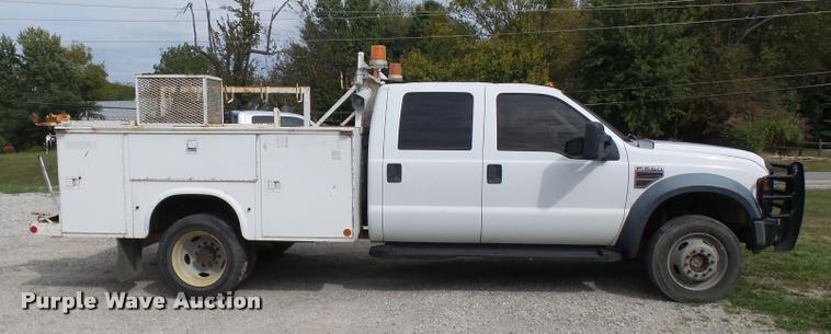image for item AV9847 2008 Ford F550 Super Duty XL Crew Cab service truck