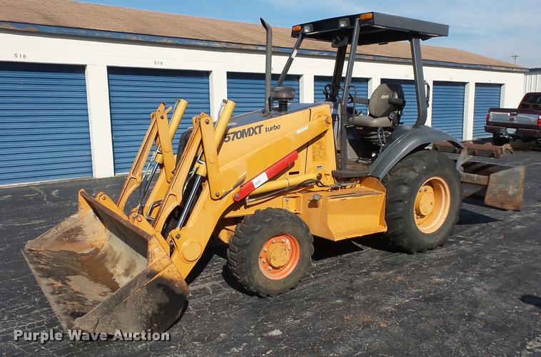 image for item BS9755 2004 Case 570 MXT landscape tractor
