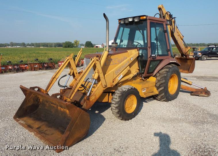 image for item BS9770 1991 Case 580 Super K backhoe