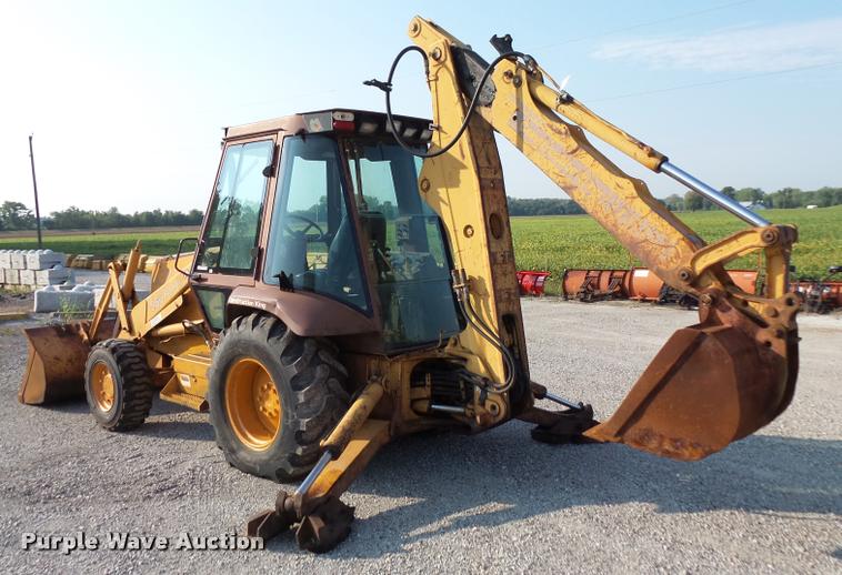 image for item BS9770 1991 Case 580 Super K backhoe