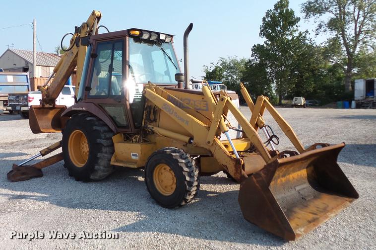 image for item BS9770 1991 Case 580 Super K backhoe