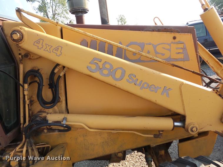 image for item BS9770 1991 Case 580 Super K backhoe