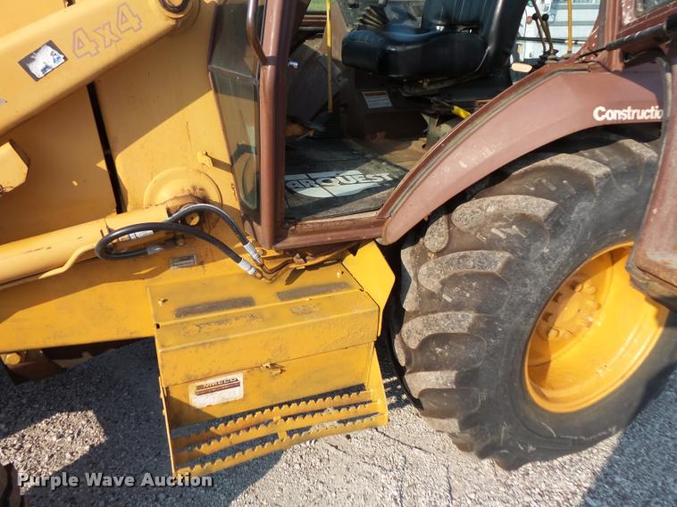 image for item BS9770 1991 Case 580 Super K backhoe