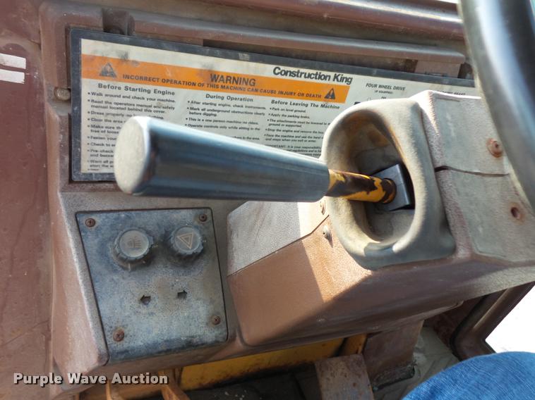 image for item BS9770 1991 Case 580 Super K backhoe