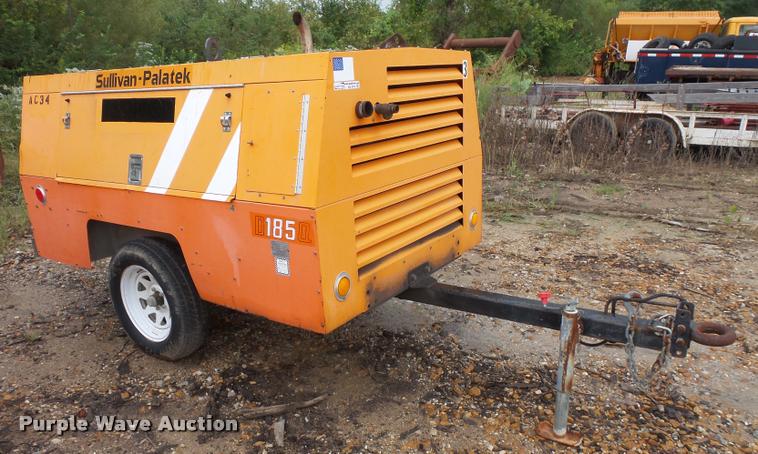 image for item BS9774 2006 Sullivan Palatek D185Q11JD air compressor