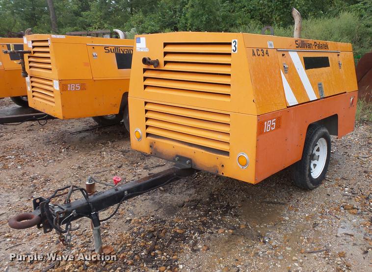 image for item BS9774 2006 Sullivan Palatek D185Q11JD air compressor