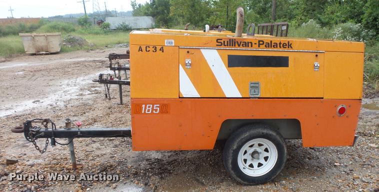 image for item BS9774 2006 Sullivan Palatek D185Q11JD air compressor