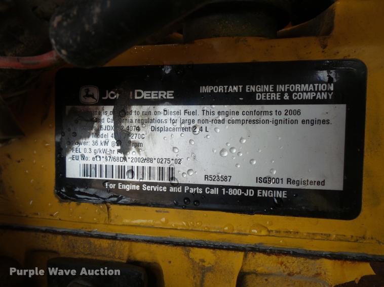 image for item BS9774 2006 Sullivan Palatek D185Q11JD air compressor