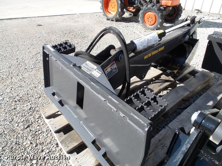 image for item BV9343 2014 New Holland skid steer backhoe attachment