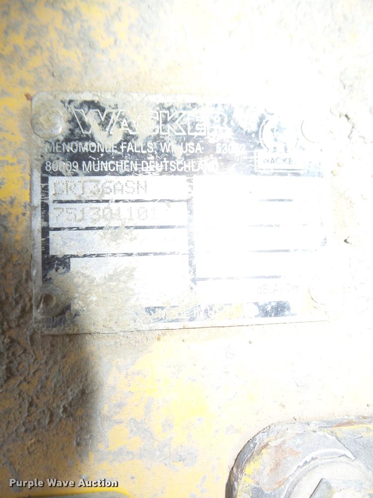 image for item BX9233 Wacker CRT36 ASN power trowel