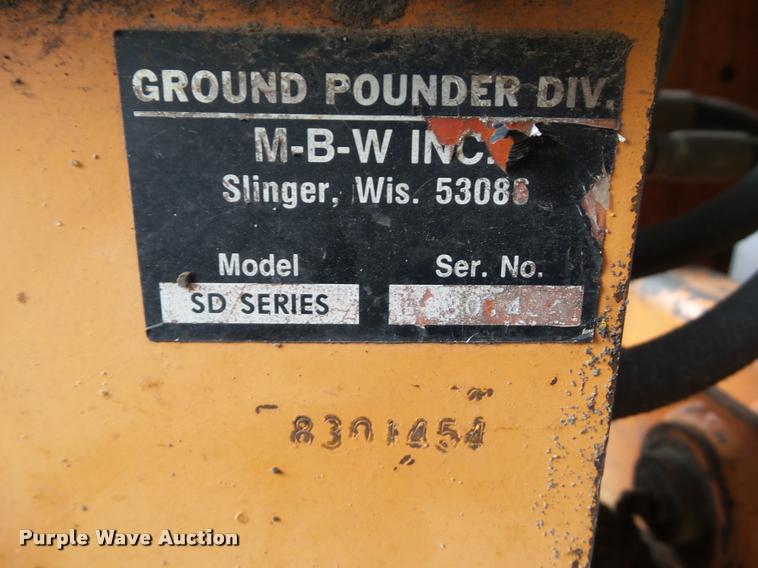 image for item BZ9861 MBW SD Series walk behind compactor