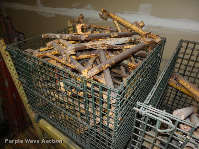 image for item CA9256 (3) bins of scaffolding accessories