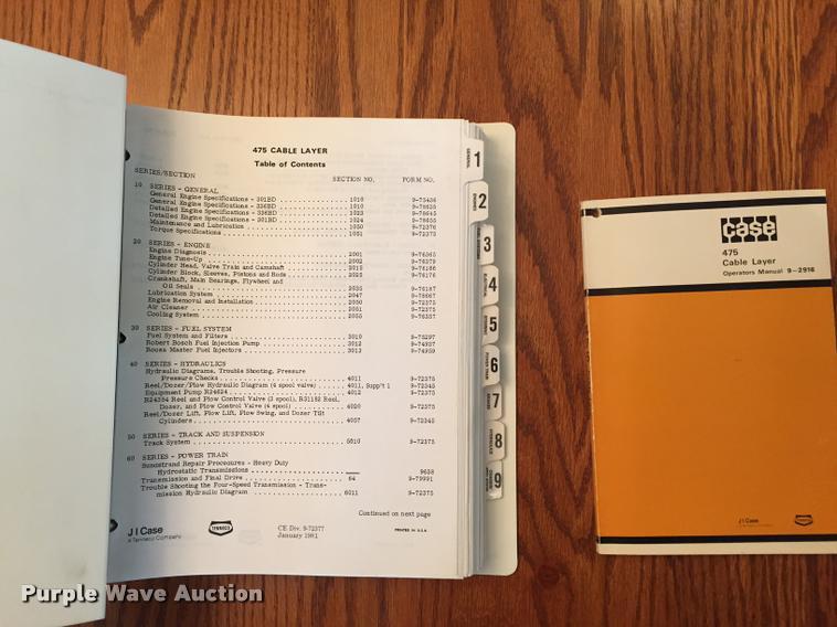 image for item DA2901 1978 Case 475 cable plow