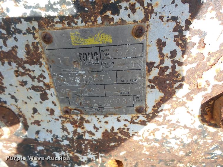 image for item DA3751 2000 Terex BT3800 crane bed